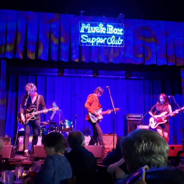 Photo taken at Music Box Supper Club by Ami H. on 6/24/2019