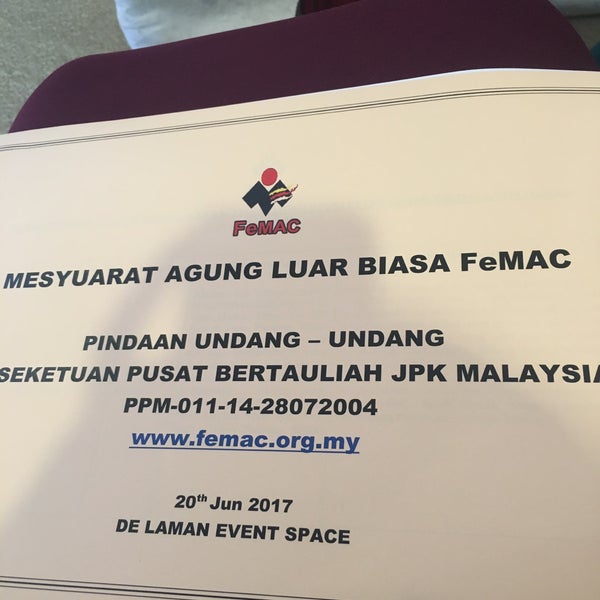 Photos at De' Laman Event Space - Shah Alam, Selangor