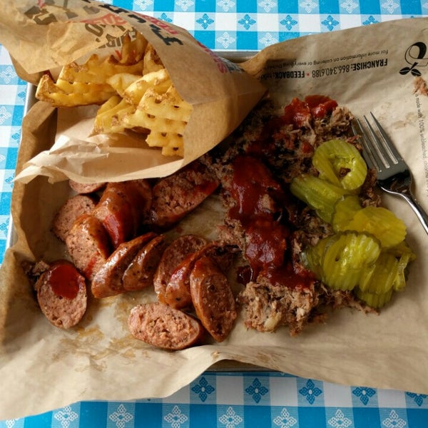 Photo taken at Dickey&#39;s Barbecue Pit by Taylor O. on 3/12/2016