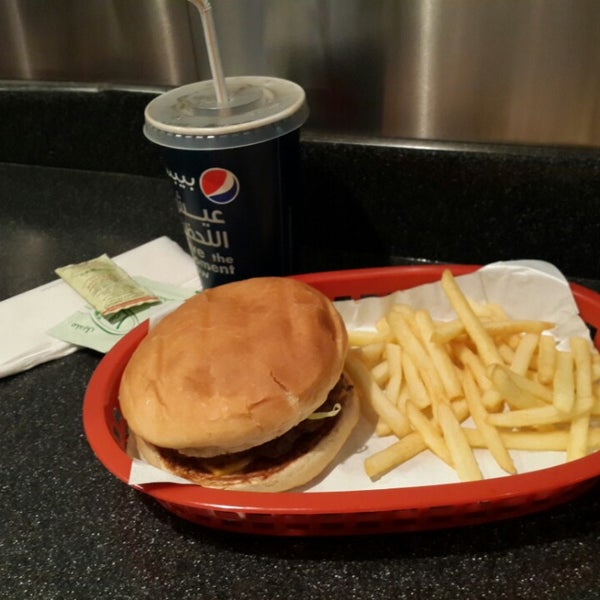 Photo taken at My Burger by Sa7 S. on 3/18/2014