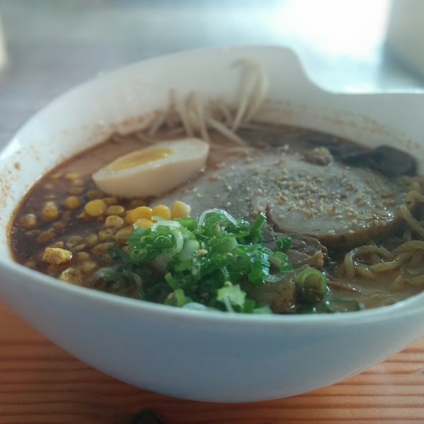 The tonkotsu broth is fantastic. Get it spicy with tonkatsu on the side!