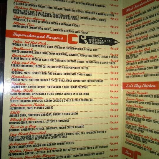 This is now Sickies location and it is awesome!!!!  Huge menu, tons of sides and apps.  Even ghost pepper wing sauce!