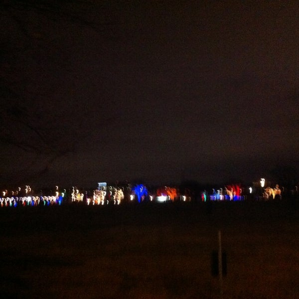 Photo taken at Austin Trail of Lights by Danielle B. on 12/23/2012