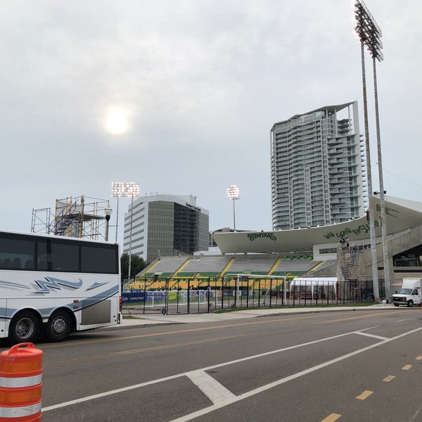 Photo taken at Al Lang Stadium by Deven N. on 5/14/2019