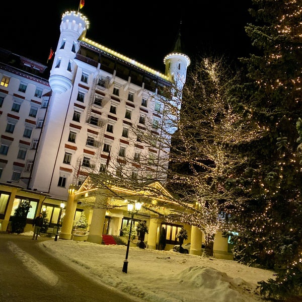 1/19/2020 tarihinde Nicolas B.ziyaretçi tarafından Gstaad Palace Hotel'de çekilen fotoğraf