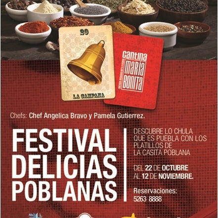 El Festival de Delicias Poblanas llegó a María Bonita Polanco. Ven a probar la variedad de platillos que tenemos para ti por tiempo limitado.