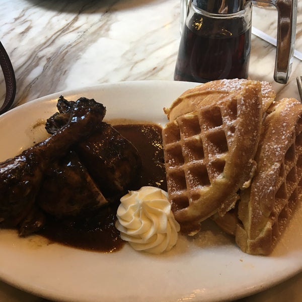 Jerk chicken & Waffles