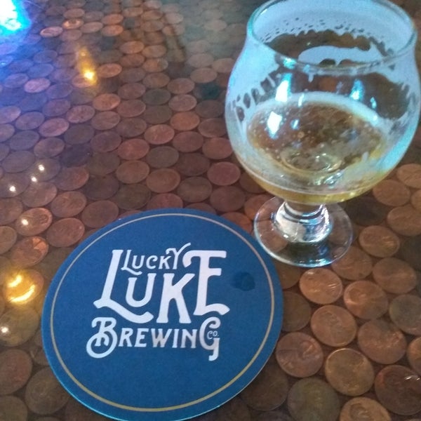 Photo taken at Lucky Luke Brewing Company by Greg on 5/8/2019