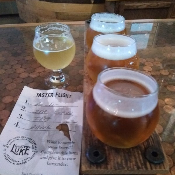 Photo taken at Lucky Luke Brewing Company by Greg on 5/8/2019