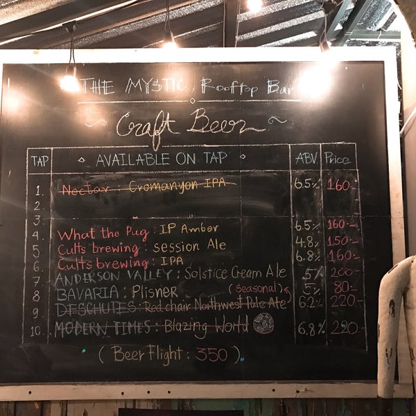 The Mystic Rooftop Bar Bar In Phaya Thai