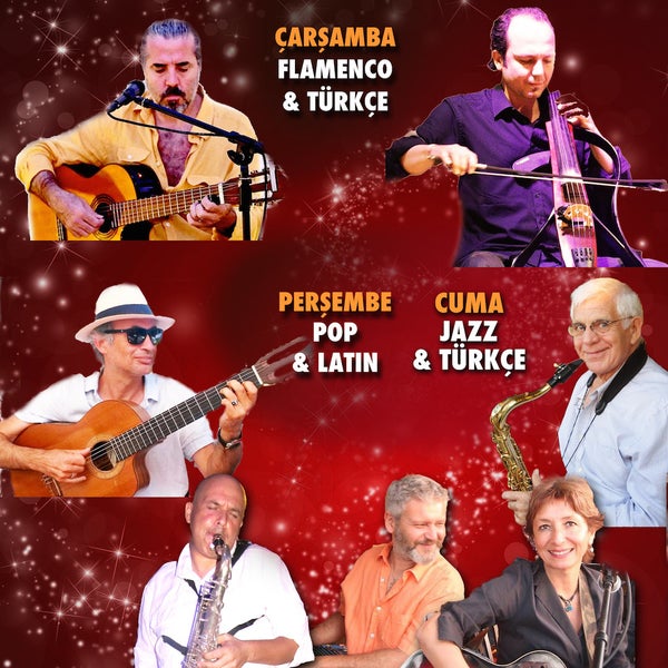 Minör'de her biri yılbaşı gecesi lezzetinde müzik dolu geceler sizleri bekliyor: ÇARŞAMBA - Flamenco ve 45'likler gecesi... PERŞEMBE - Latin & Dance... CUMA - Jazz ve Türkçe Şarkılar