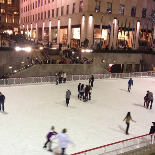 Photo taken at The Rink at Rockefeller Center by Omar A. on 10/21/2012