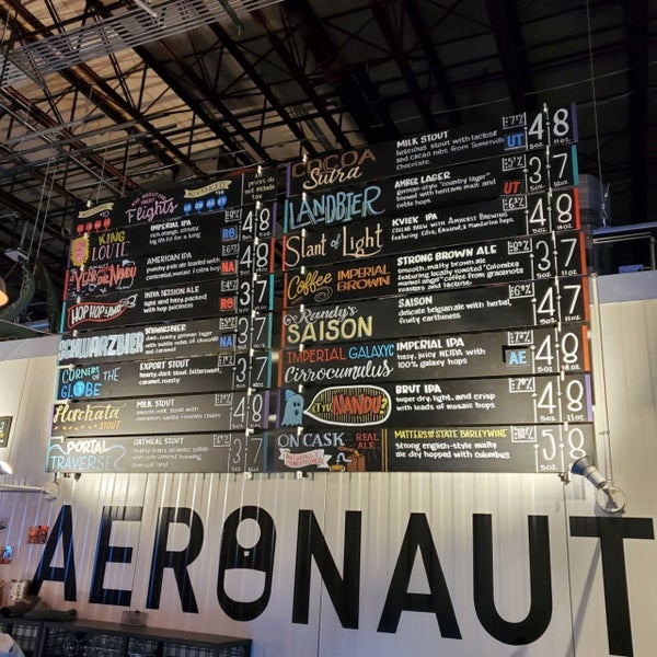Photo taken at Aeronaut Brewing Company by Angie P. on 2/22/2020