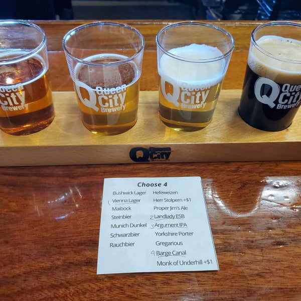 Photo taken at Queen City Brewery by Angie P. on 6/4/2022