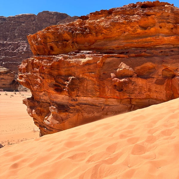 Photo taken at Wadi Rum Protected Area by Golnaz T. on 3/30/2023