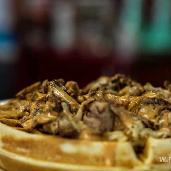 Photo taken at Waffles &amp; Coffee Querétaro by Waffles &amp; Coffee Querétaro on 3/8/2014