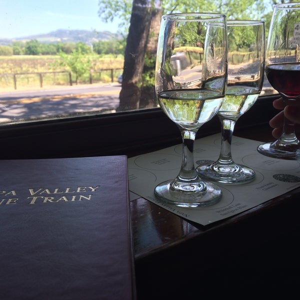 Photo taken at Napa Valley Wine Train by Alvin W. on 3/28/2015