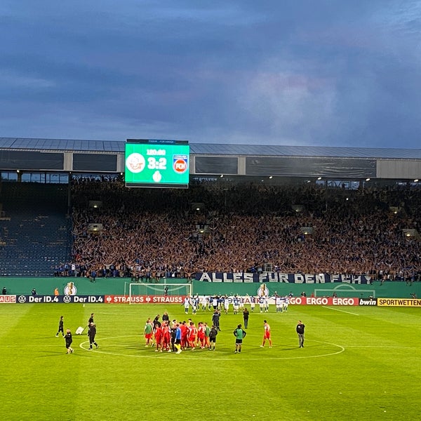 Photo taken at Ostseestadion by Tobias G. on 8/8/2021
