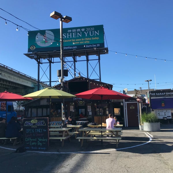 Photo taken at SoMa StrEat Food Park by Willem P. on 12/28/2019