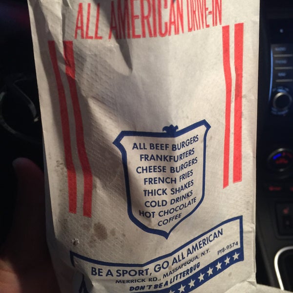 Photo taken at All American Hamburger Drive In by Martin L. on 2/12/2016