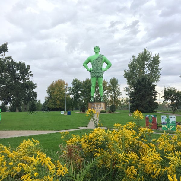 Photo taken at Jolly Green Giant Statue by Mackenzie K. on 9/23/2015