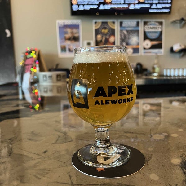 Photo taken at Apex Aleworks Brewery &amp; Taproom by Rupert P. on 1/21/2022