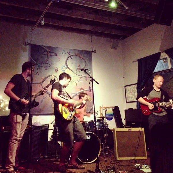 Photo taken at Shine - Coffee | Art | Music by alison on 7/28/2013