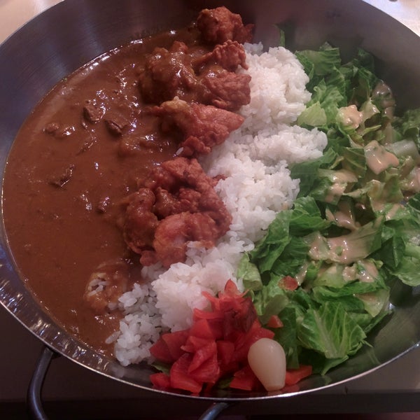 Pork katsu curry is tasty!