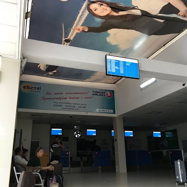 Photo taken at Osh International Airport (OSS) by Weifang Z. on 5/27/2018