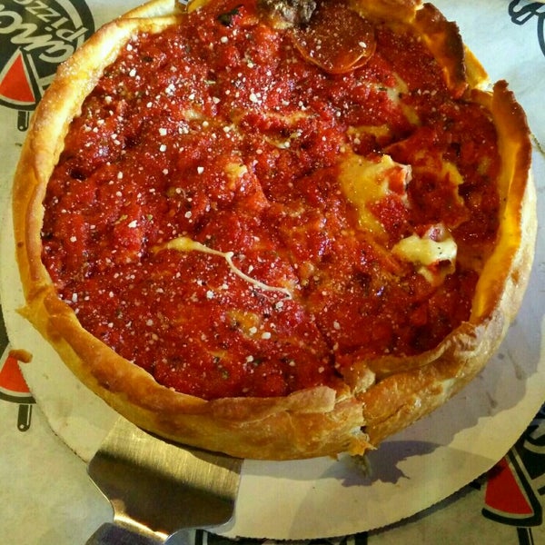 Photo taken at Nancy&#39;s Chicago Pizza by Jeff B. on 4/23/2016