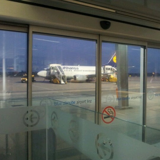 Photo taken at Airport Linz (LNZ) by Junghyuk A. on 10/22/2012
