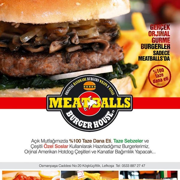 Foto tomada en Meatballs Burger House  por Meatballs Burger House el 3/24/2014