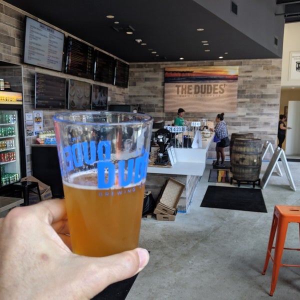 Photo taken at The Dudes&#39; Brewing Co. by Eric R. on 8/16/2019