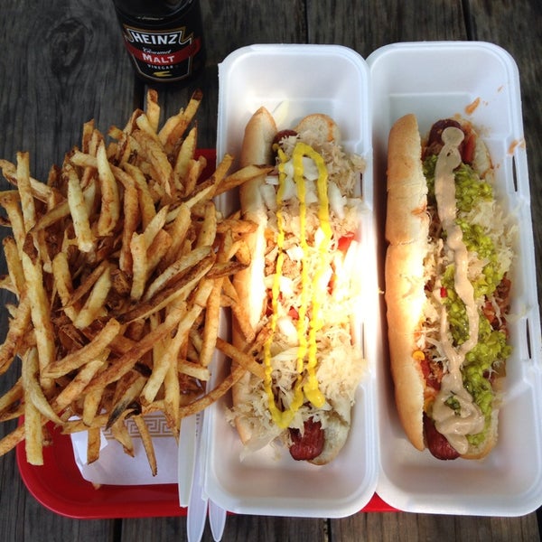 Photo taken at Scooter&#39;s World Famous Dawg House by Deb S. on 8/30/2014