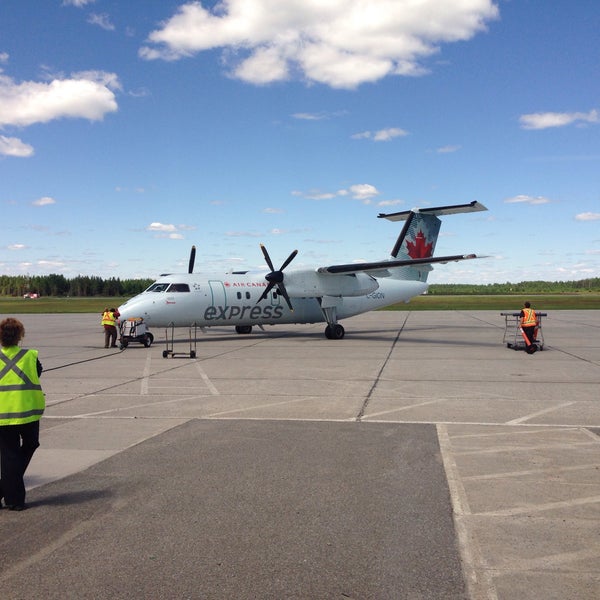 Photo taken at Timmins Victor M. Power Airport (YTS) by Jun A. on 6/25/2015