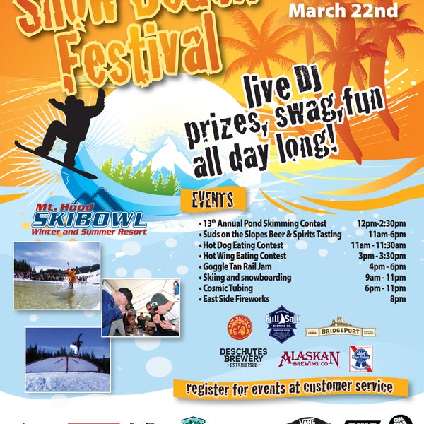 Ski Bowl Spring Fest and Winter Lights this weekend