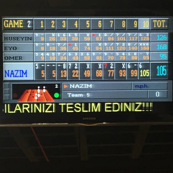 Photo taken at AMF Bowling &amp; Cafe 212 AVM by Emrah Y. on 2/5/2018
