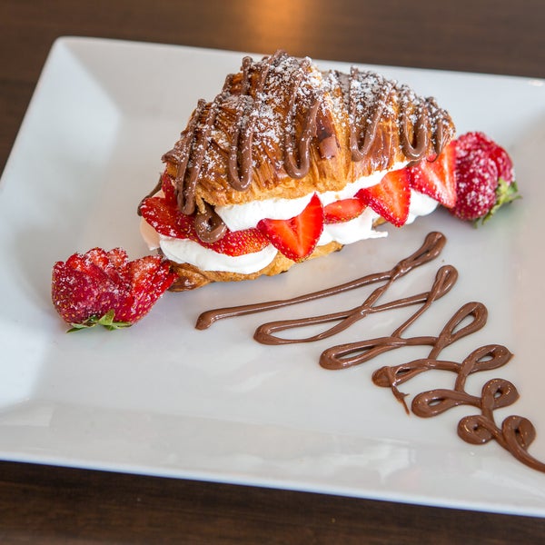 Calling all Nutella lovers: Our CRAVE CROISSANT has been a big hit! Find it on our breakfast and brunch menus.