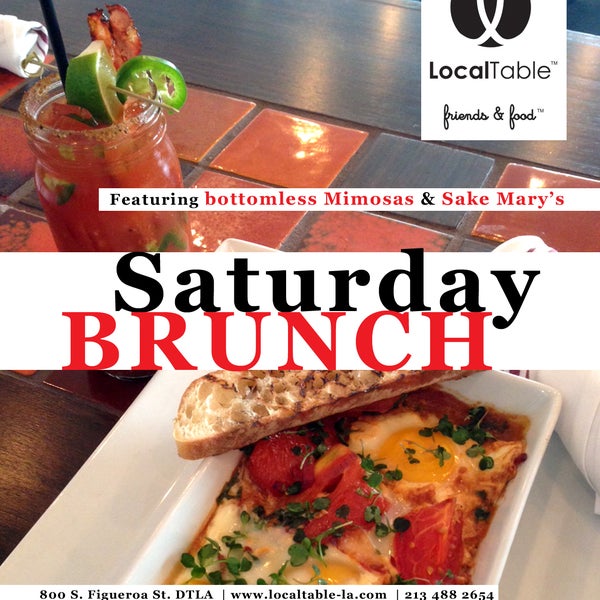 Announcing BRUNCH - starting Saturday April 12th. We will be featuring bottomless mimosas & sake mary's, food & friends!