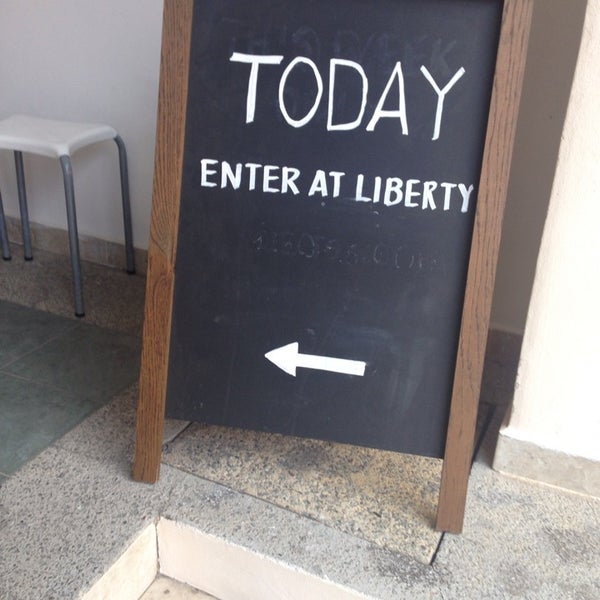 Photo taken at Liberty Coffee by Nik on 3/28/2014
