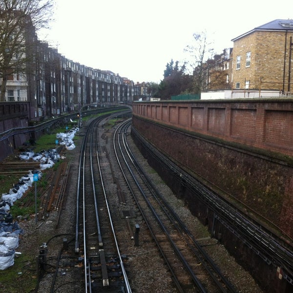 Photo taken at West Kensington London Underground Station by Jaroslaw M. on 1/10/2015