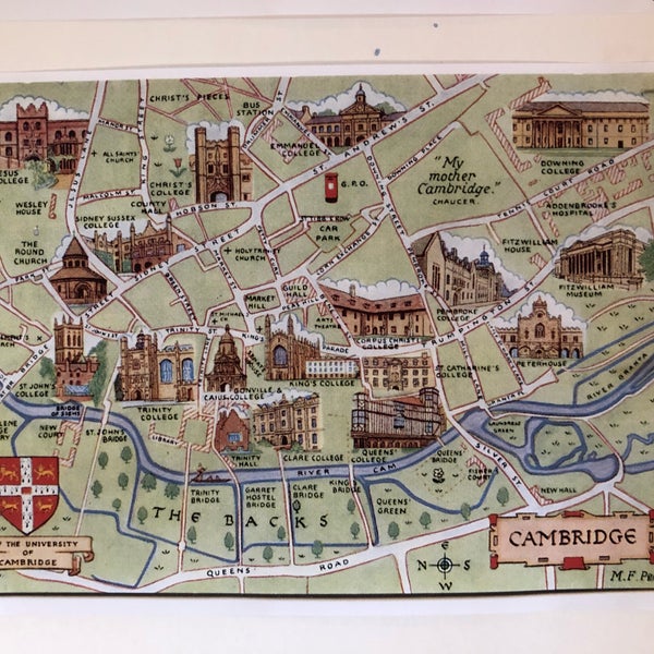 Jesus College Cambridge Map Photos At Jesus College - University In Cambridge