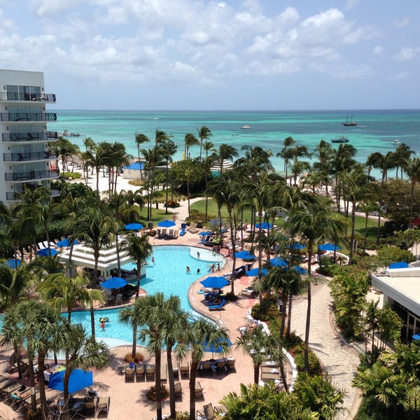 Photo taken at Aruba Marriott Resort &amp; Stellaris Casino by Brent H. on 4/12/2013