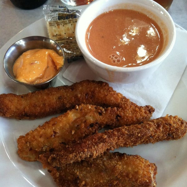 Be sure to try the pecan crusted catfish. Delish. Order a side of soup instead of fries!