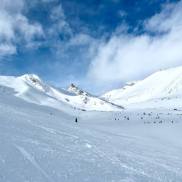 3/8/2022 tarihinde Jenn L.ziyaretçi tarafından Lake Louise Ski Area &amp; Mountain Resort'de çekilen fotoğraf