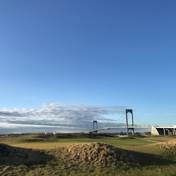 Photo taken at Trump Golf Links at Ferry Point by Ko-chan M. on 4/26/2018