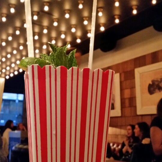Photo taken at B-Soho Cocktail Bar &amp; Pizzeria by Ana L. on 4/15/2014