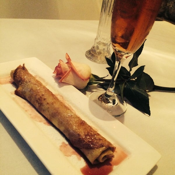 Photo taken at Caviarteria - Beluga Bar - Champagne &amp; Caviar Bar, Restaurant &amp; Lounge by Costin T. on 3/30/2014