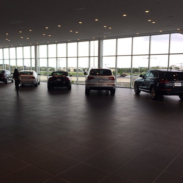 Brand New & Amazing location by Millennia! Check out the SECOND Floor Showroom! Beautiful! Well done! #Audi