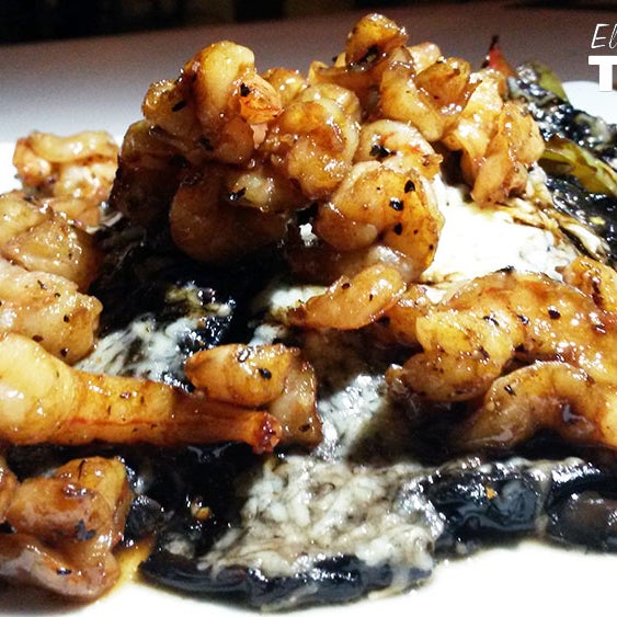¡El Portobelo con Camarones es delicioso! - Portobelo Shrimp is delicious!
